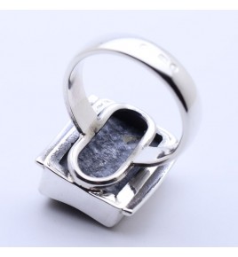 bague pyrite ardoise