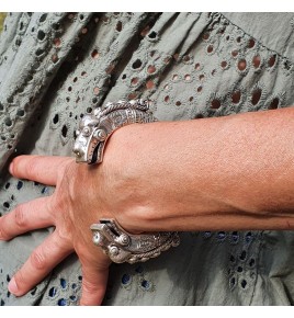 bracelet jonc argent