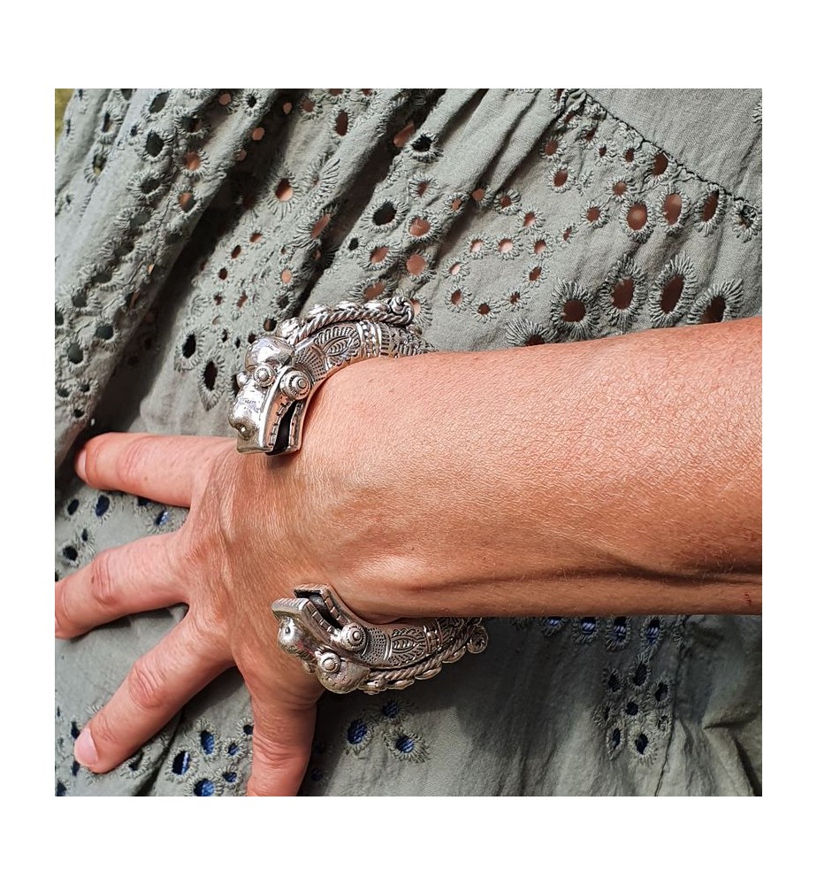 bracelet jonc argent