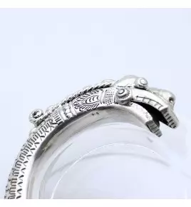 bracelet jonc argent femme