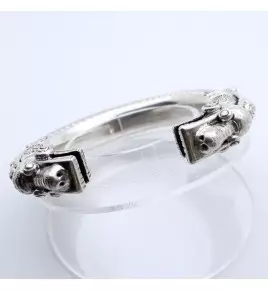 jonc bracelet argent
