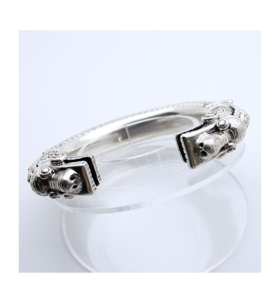 jonc bracelet argent