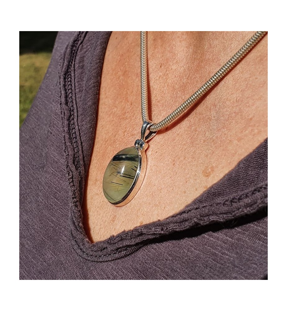 prehnite pendentif