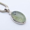 pendentif argent prehnite