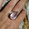 bague quartz rose