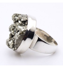 bague pyrite femme