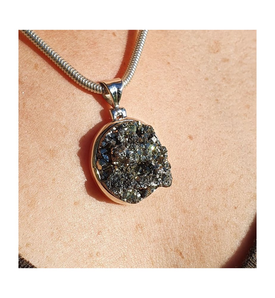 pendentif pyrite