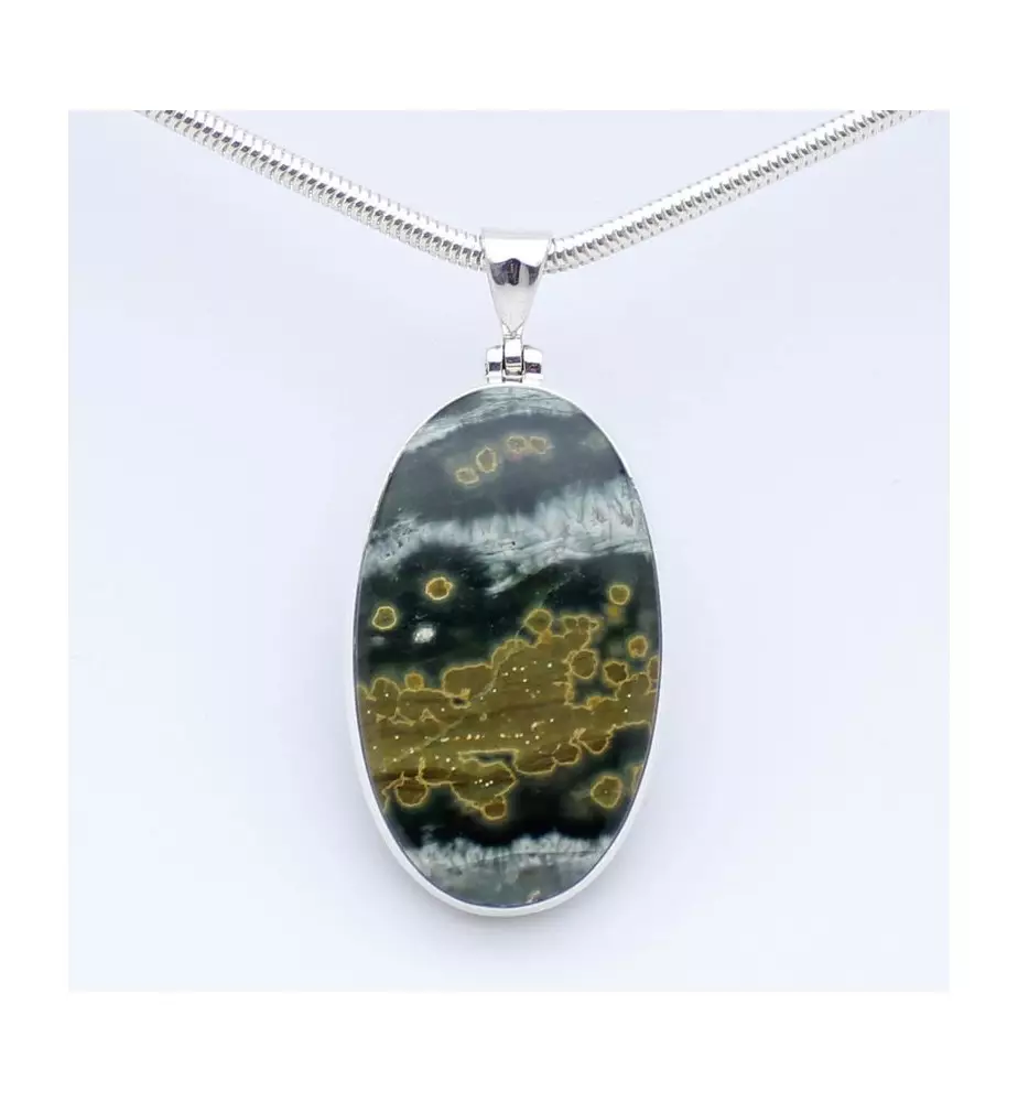pendentif jaspe océan pendentif jaspe océan