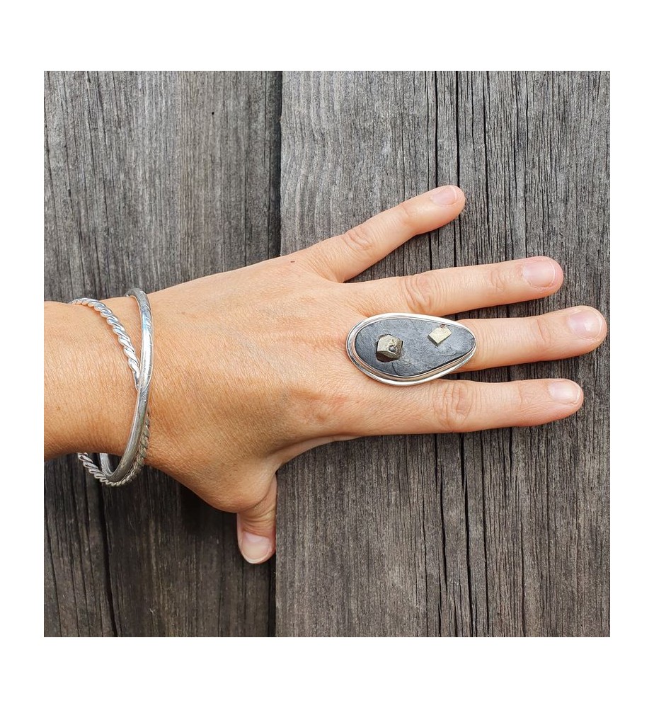 ardoise pyrite bijoux