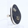 pyrite ardoise bague