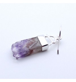 boucles d'oreilles améthyste