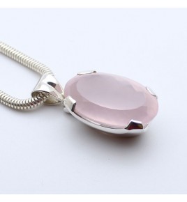 quartz rose pendentif
