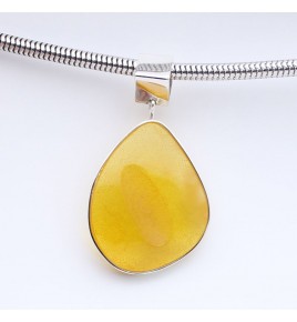 pendentif ambre femme