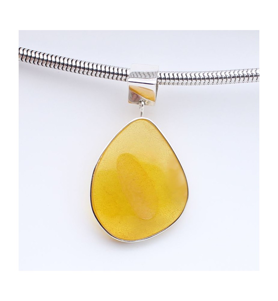 pendentif ambre femme