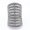 bague argent marcassite