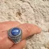 bague argent et marcassite
