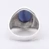 bague argent cyanite