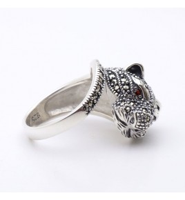 bague argent marcassite