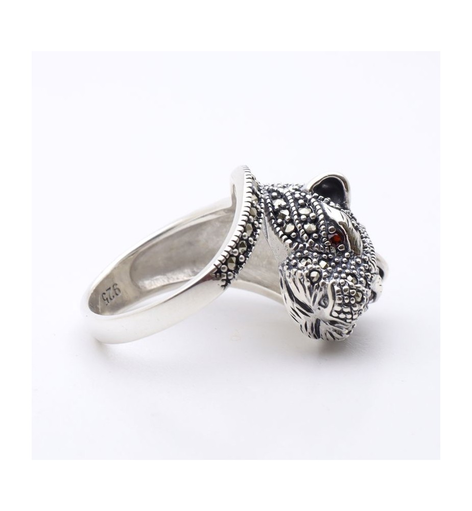 bague argent marcassite