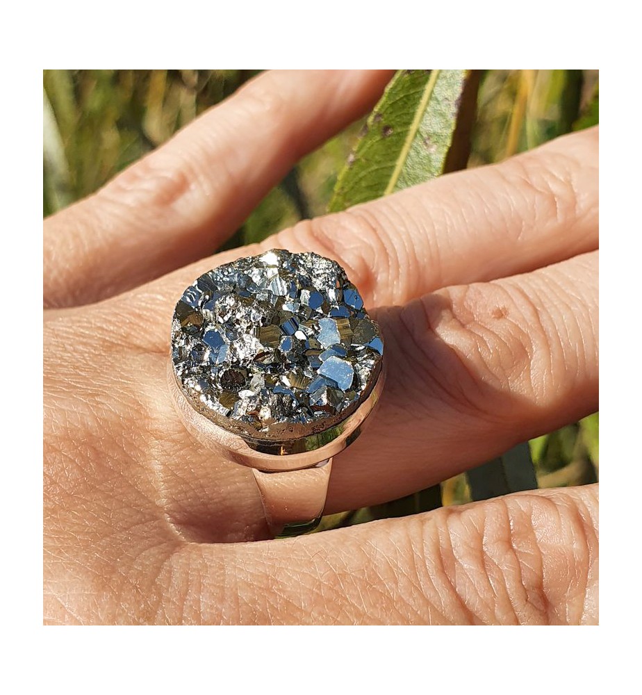 bague pyrite