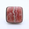 bague rhodochrosite argent