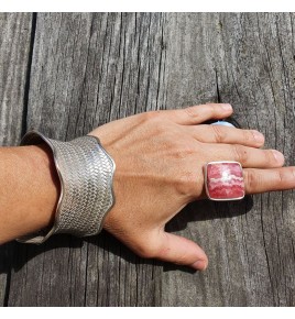 rhodochrosite bague