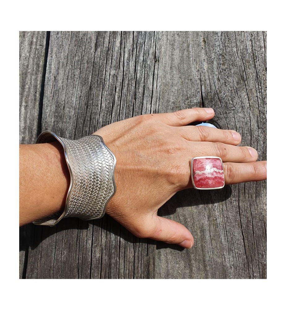 rhodochrosite bague
