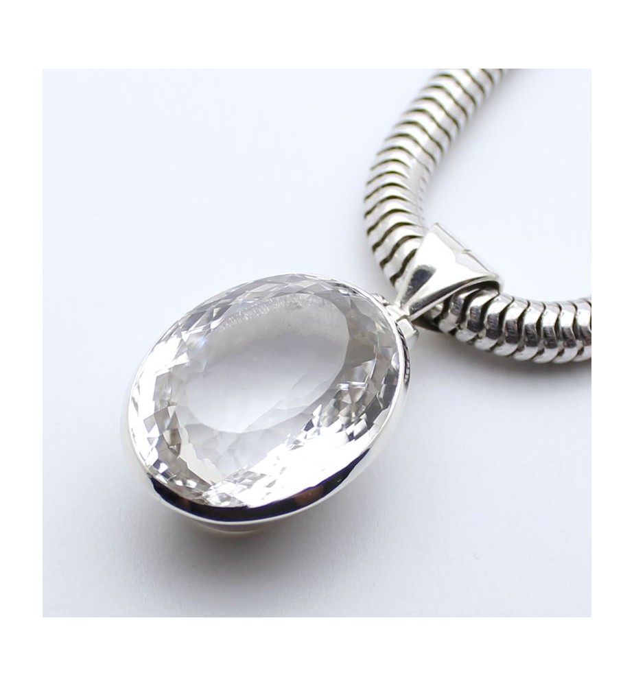 pendentif cristal de roche
