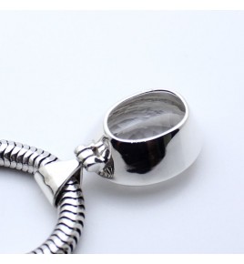 pendentif pierre transparente