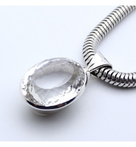 pendentif cristal de roche