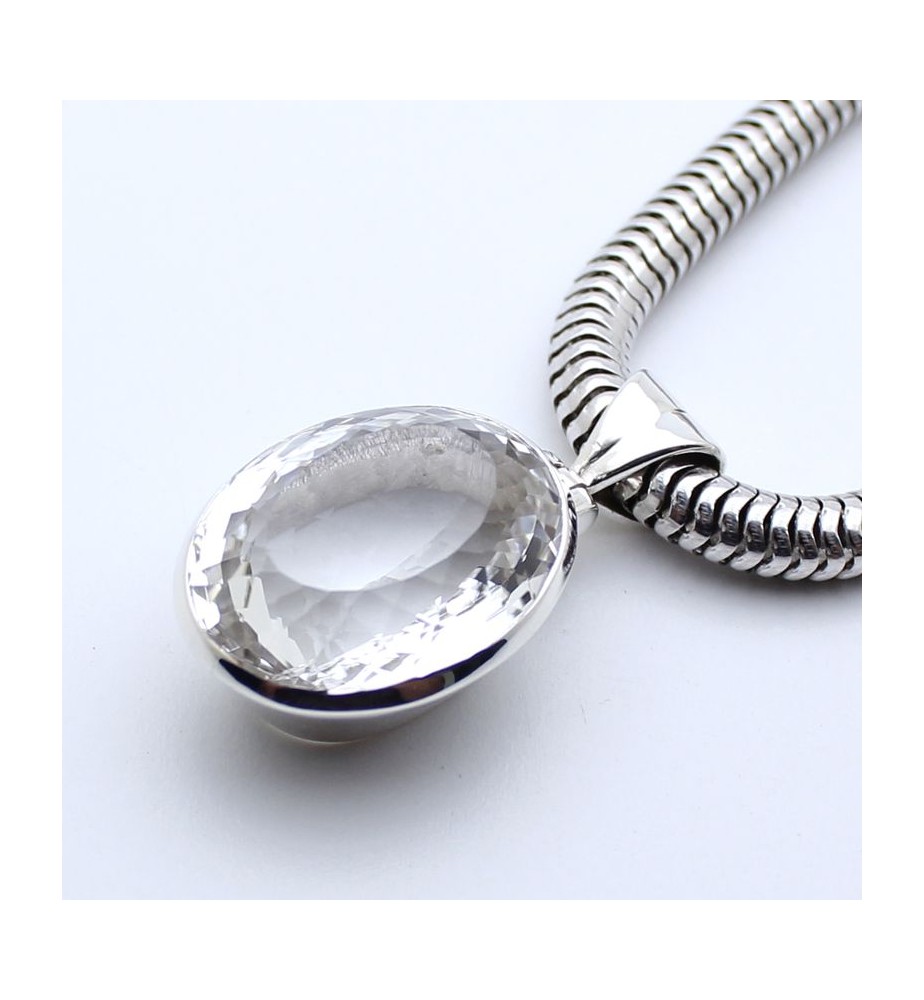 pendentif cristal de roche