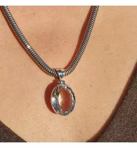 cristal de roche pendentif