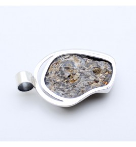 calcédoine bleue pendentif