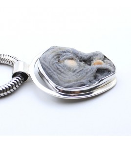 calcédoine bleue brute bijouterie