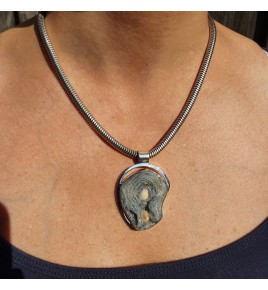 pendentif calcedoine