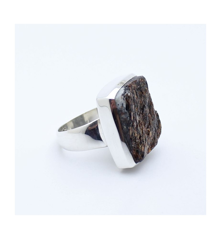 bague astrophyllite argent