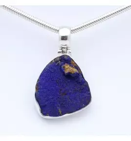azurite pendentif