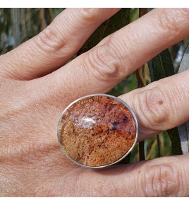 bague lodolite argent