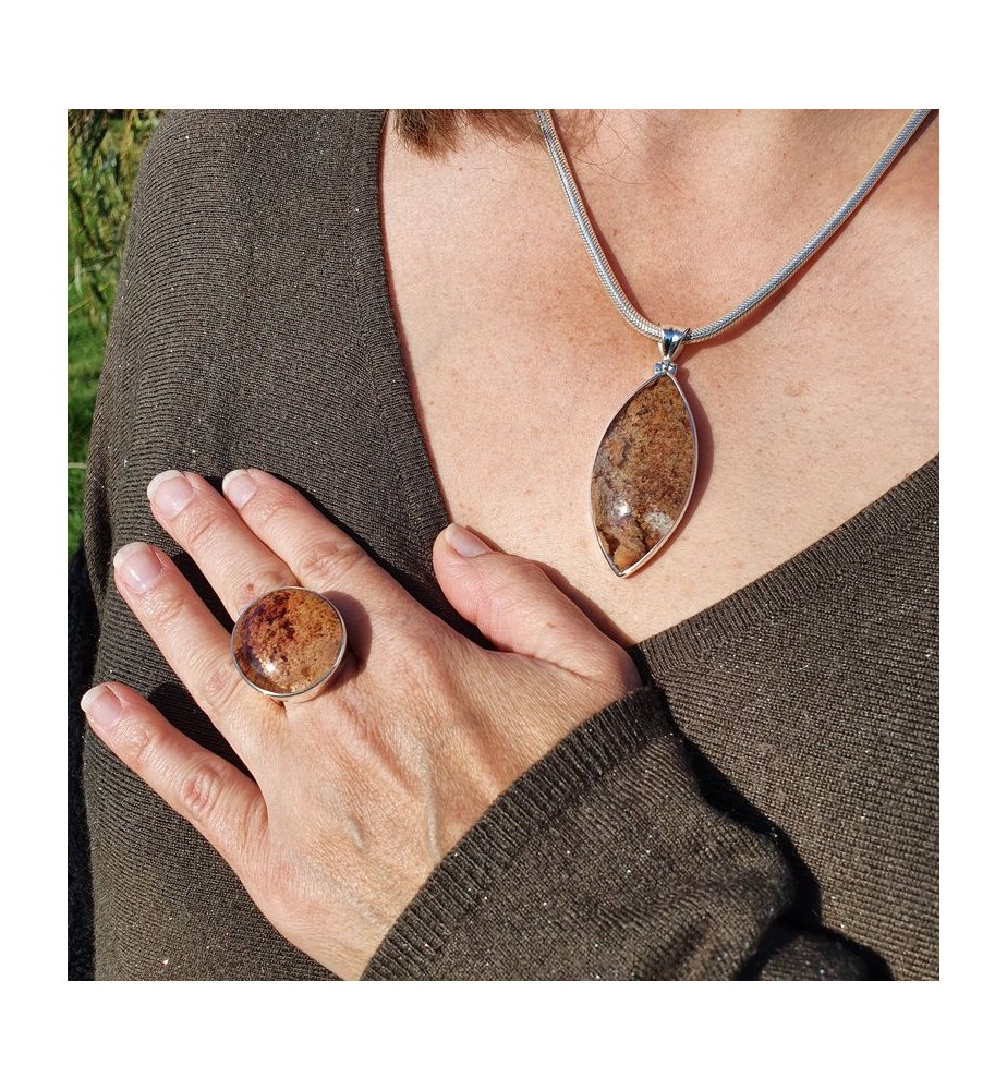 bague lodolite argent femme