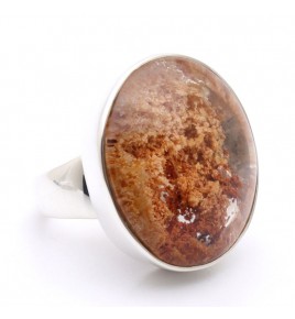 bague argent pierre chamanique