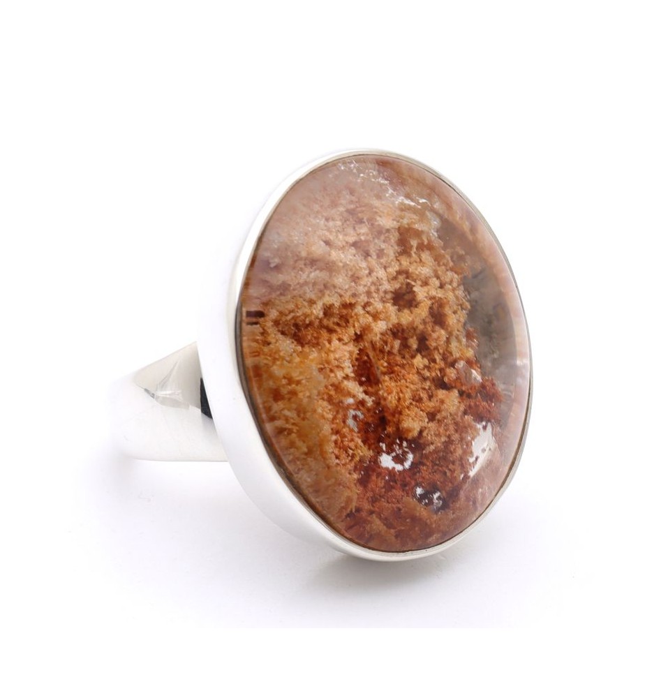 bague argent pierre chamanique