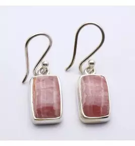 rhodochrosite boucles d'oreille