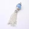 pendentif aigue-marine argent