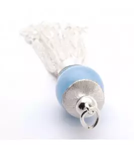 pendentif pierre bleue