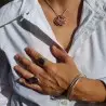 pendentif améthyste argent