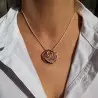 pendentif améthyste spirale