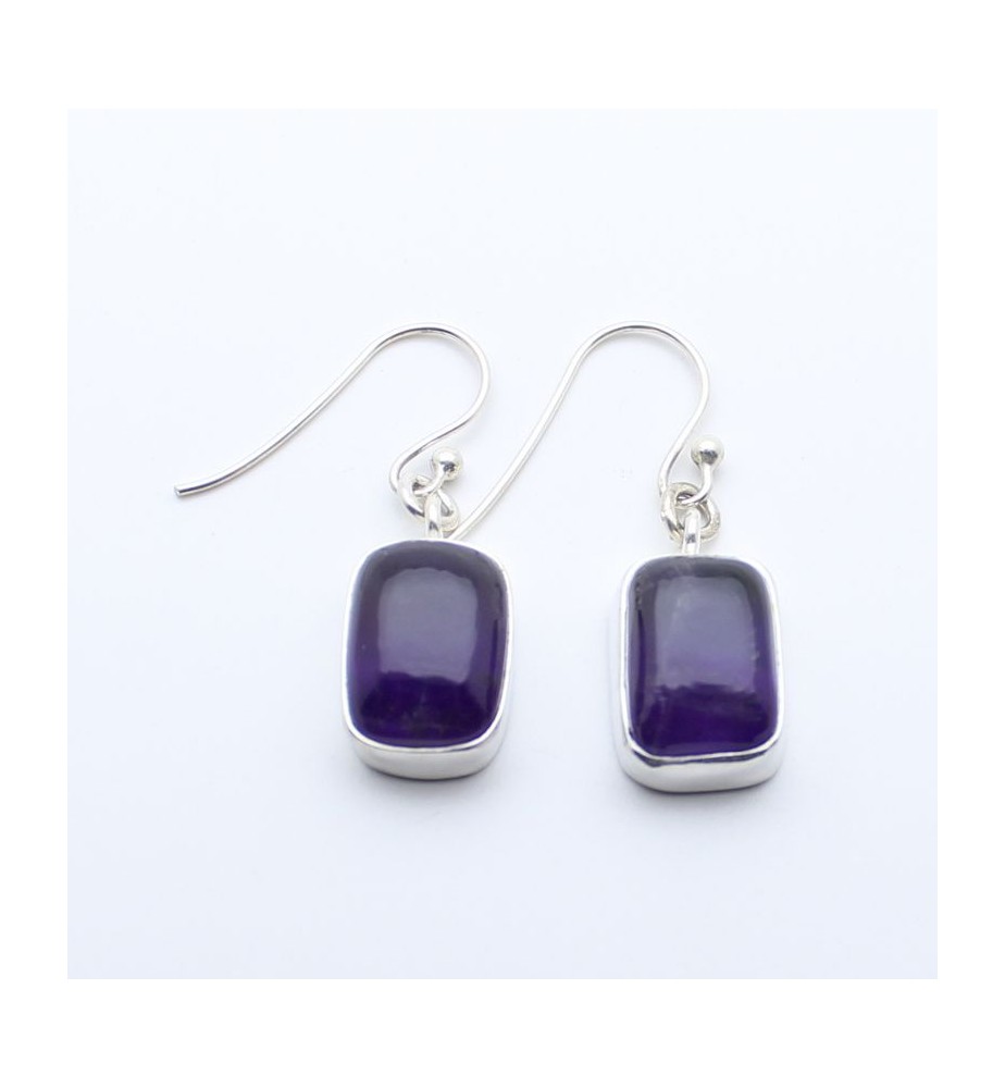 boucles d'oreilles améthyste boucles d'oreilles améthyste