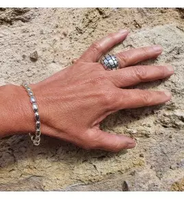 bracelet argent femme