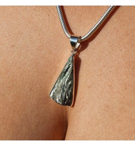 pendentif séraphinite argent