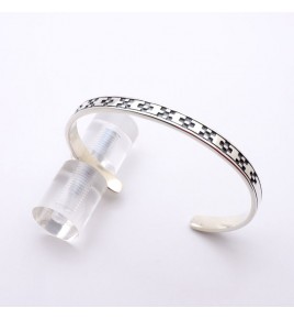 bracelet jonc argent femme